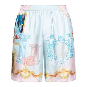 VERSACE Printed Silk Pajama Pants Men MULTICOLOUR